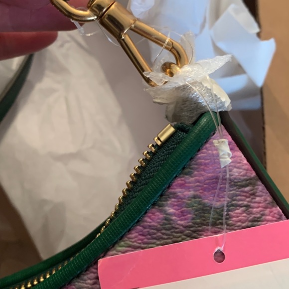 RARE🔥Authentic KATE SPADE Italian leather/coated canvas BAMBI DISNEY zip CROSBY - Picture 15 of 16